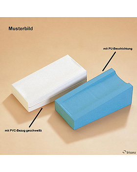 Injektionskissen atollblau, phthalatfrei genäht mit RV, 30 cm lang, Sonderanfertigung!, Bisanz, medishop.de