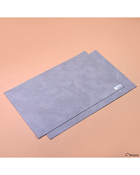 Fuauflage-Matte 38 x 58 cm, schwarz/grau, geschweit, Sonderanfertigung!, Bisanz, medishop.de