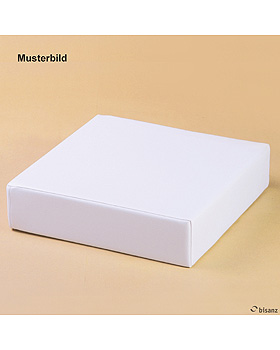 Sitzerhhung wei 40 x 40 x 10 cm, Kunstlederbezug mit Reiverschluss, Bisanz, medishop.de