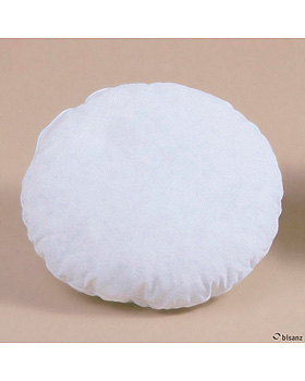 Knielagerungskissen rund,  20 cm, mit PU-Bezug wei vernht, Sonderanfertigung!, Bisanz, medishop.de