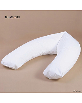 U-Form-Lagerungskissen 180 cm x 30 cm Polystyrolkugelfllung, PU-Bezug vernht, Sonderanfertigung!, Bisanz, medishop.de