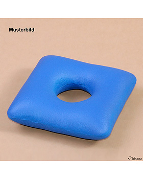 Fersenkissen komplett abgerundet mit PU-Beschichtung, agave 15 x 15 x 5 cm, Sonderanfertigung!, Bisanz, medishop.de