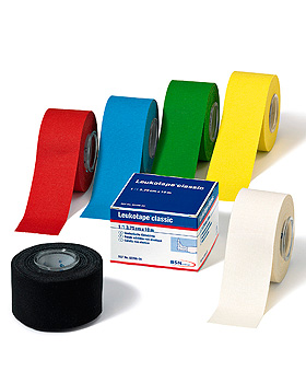 Leukotape classic Klebebinde, 10 m x 3,75 cm, schwarz, 12 Rollen, BSN medical, medishop.de