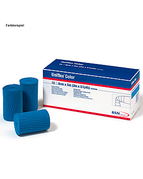 Uniflex color Universalbinde, 5 m x 6 cm, grn, 10 Binden, BSN medical, medishop.de