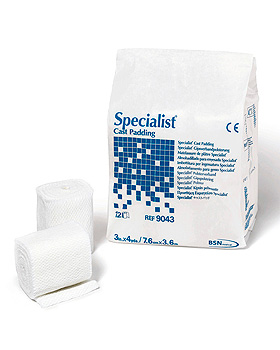Specialist Polsterwatte, 3,6 m x 5,0 cm, 24 Binden, BSN medical, medishop.de