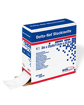 Delta-Net Stockinette wei, 22,8 m x 7,5 cm, BSN medical, medishop.de