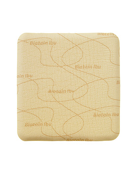 Biatain-Ibu-Schaumverband, mit 0,5mg/cm Ibuprofen, steril, 10 x 10 cm (5 Stck.), Coloplast, medishop.de