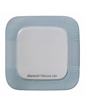 Biatain Silicone Lite Schaumverband steril, 12,5 x 12,5 cm (10 Stck.), Coloplast, medishop.de