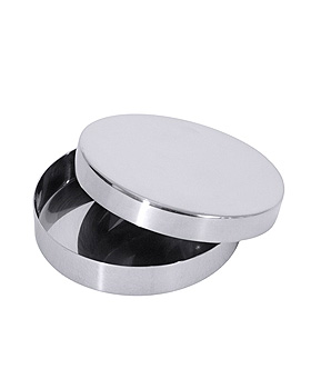 Petrischale,  10 cm, Hhe 2 cm Edelstahl, ohne Nocken, Contacto, medishop.de