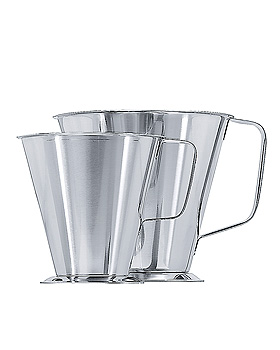 Messbecher mit Fu, 0,5 Ltr., Hhe 11 cm, Contacto, medishop.de