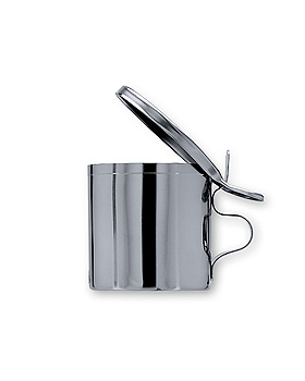 Sputumbecher mit Einhandklappdeckel, 0,4 Ltr.,  8,5 cm, Contacto, medishop.de