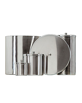 Watte- und Tupferbehälter Ø 15 cm, Höhe 15 cm, 2,5 Ltr., Contacto, medishop.de