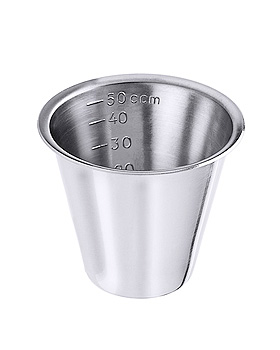 Medizinbecher 50 ml,  5,3 cm, Hhe 4,5 cm, Contacto, medishop.de