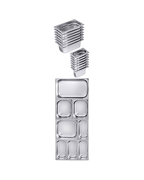 GN-Behlter, Serie 7000, 9 Ltr., GN 1/1, 6,5 cm tief, Contacto, medishop.de