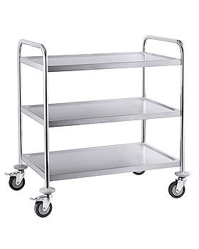 Servierwagen, mit 3 Bden, 83 x 51 x 94 cm, Contacto, medishop.de