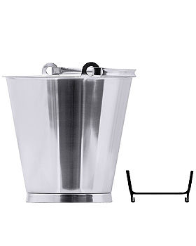 Eimer mit verstrktem Bodenreifen, 10 Ltr.,  30 cm, Hhe 26,5 cm, Contacto, medishop.de