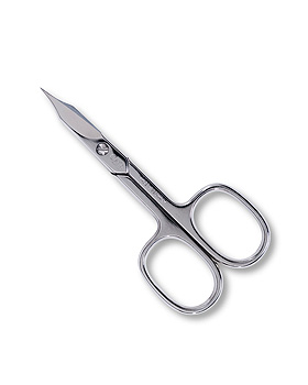 Credo Haut- und Nagelschere 9 cm, vernickelt, Turmspitze gebogen, Credo, medishop.de