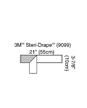 3M Steri-Drape OP-Tape 10 x 55 cm (250 Stck.), 2 Packungen, 3M Medica, medishop.de