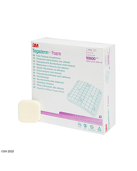 3M Tegaderm Foam Schaumverband nicht klebend, 5 x 5 cm (10 Stck.), 3M Medica, medishop.de