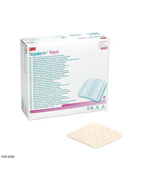 3M Tegaderm Foam Schaumverband nicht klebend, 10 x 10 cm (10 Stck.), 3M Medica, medishop.de