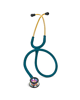3M Littmann CLASSIC II Kinderstethoskop Regenbogen Edition, Schlauch karibikblau, 3M Medica, medishop.de