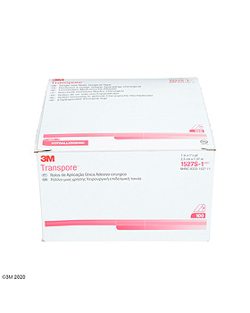 3M Transpore Fixierpflaster transparent, 2,5 cm x 1,37 m (100 Stck.), 3M Medica, medishop.de