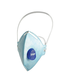 Atemschutzmaske X-plore 1720 V FFP2 NR D mit CoolMAX Ausatemventil, Drger Safety, medishop.de