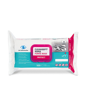 Cleanisept Wipes Forte Maxi Desinfektionstücher (100 T.), DR. Schumacher, medishop.de