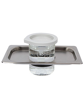 Edelstahl-Lochdeckel EM-20 DG mit 1 Glasbecher fr Emmi 20 HC, Emag, medishop.de