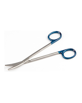 Metzenbaumscheren gebogen (25 Stck.), stumpf/stumpf 14,5cm, zum Einmalgebrauch, entrhal medical, medishop.de