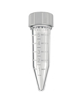 Tubes 5,0 ml farblos steril, konisch mit Schraubdeckel (200 Stck.), Eppendorf, medishop.de
