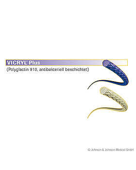 VICRYL Plus FS1 2/0=3 ungefärbt Nahtmaterial Fadenlänge 70 cm (36 Stck.), Ethicon, medishop.de