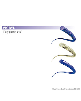 VICRYL 2 x GS9 7/0=0,5 violett Nahtmaterial Fadenlänge 45 cm (12 Stck.), Ethicon, medishop.de