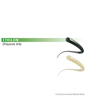 ETHILON PS2 MULTIPASS 3/0=2 schwarz monofil Nahmaterial Fadenlänge 45cm (36), Ethicon, medishop.de