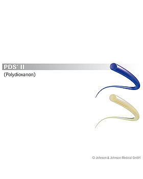 PDS II SH 2/0=3 violett monofil Nahtmaterial Fadenlänge 70 cm (36 Stck.), Ethicon, medishop.de