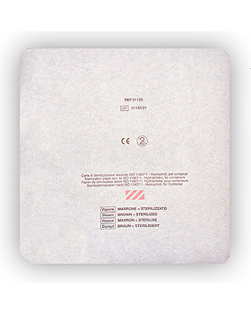 Containerfilter 23 x 23 cm, mit Dampf- Indikator, Ecken abgeschrgt (500 Stck.), STERIS, medishop.de