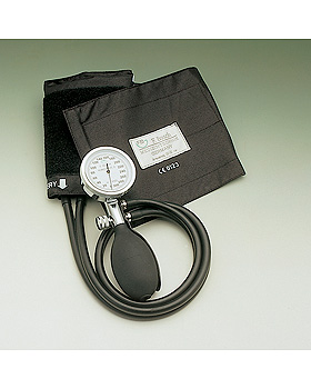 Konstante II Blutdruckmessgert schwarz im Etui, Kunststoff verchromt, Friedrich Bosch, medishop.de