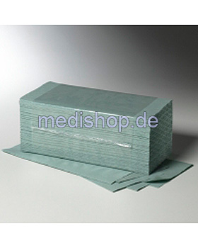 Fripa - Papierhandtücher Verde 1-lagig grün 25 x 23 cm (20 x 250 Stck.), Fripa, medishop.de