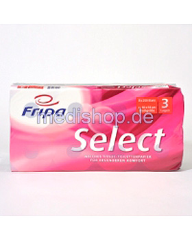 Fripa - Toilettenpapier select, 3-lagig (6 Pack  8 x 250 Bl.), Fripa, medishop.de