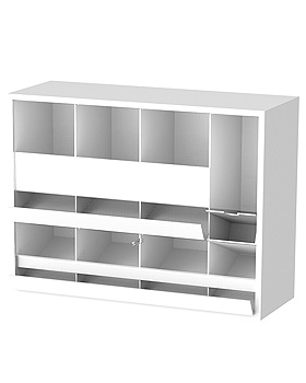 Injektionsset COMPACT wei, First-in/First-out, Haeberle, medishop.de