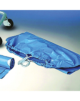 Einwegscke aus Polythylen 60-70 Ltr. 575 x 1000 x 0,04 mm blau (250 Stck.), Haeberle, medishop.de