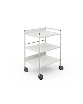 Regalwagen 08/16 803 mm hoch, wei, Haeberle, medishop.de