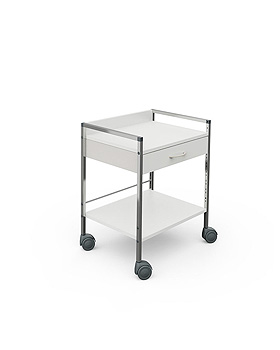 Variocar 45 Basiswagen 703 mm hoch, mit 1 Schublade, wei, Haeberle, medishop.de