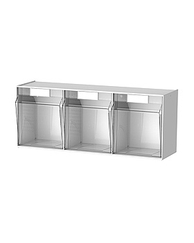 Spritzenspender 3-fach, Wandmodell, Haeberle, medishop.de