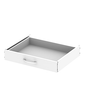 Schublade wei, 100 mm hoch, Griff wei, fr Variocar 60, Haeberle, medishop.de