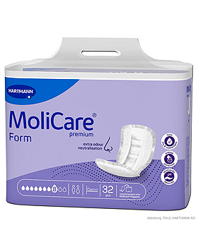 MoliCare Premium Form super plus 8 Tropfen Inkontinenzeinlagen (32 Stck.), Hartmann, medishop.de