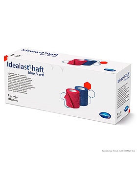 Idealast-haft Color Idealbinden 4 m x 8 cm (10 Binden sort.), Hartmann, medishop.de