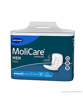 MoliCare Premium Form MEN 6 Tropfen Inkontinenzeinlagen (32 Stck.), Hartmann, medishop.de