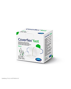 Coverflex fast Schlauchverband Gr. 2, 5 cm x 10 m, Hartmann, medishop.de