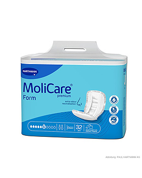 MoliCare Premium Form 6 Tropfen Inkontinenzeinlagen (32 Stck.), Hartmann, medishop.de